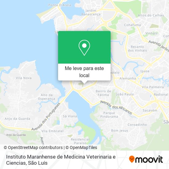 Instituto Maranhense de Medicina Veterinaria e Ciencias mapa