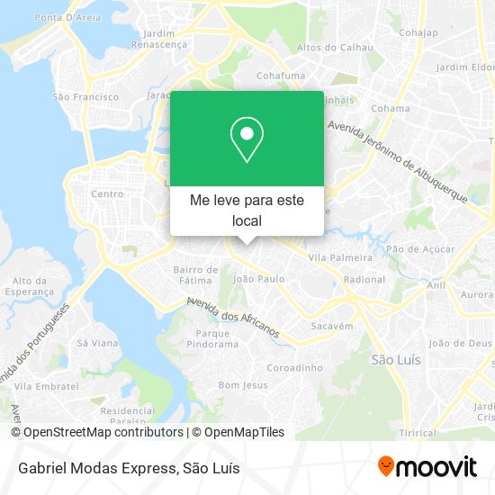 Gabriel Modas Express mapa