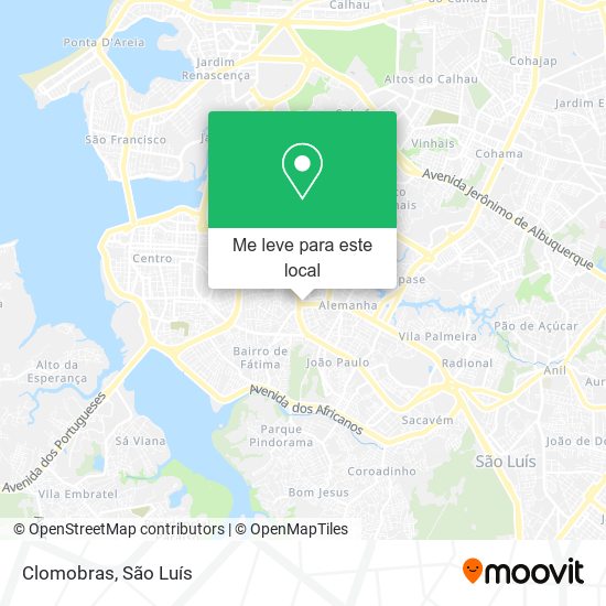 Clomobras mapa