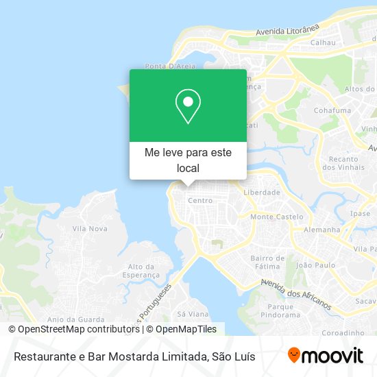 Restaurante e Bar Mostarda Limitada mapa