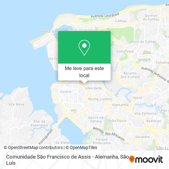Comunidade São Francisco de Assis - Alemanha mapa