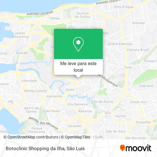 Botoclinic Shopping da Ilha mapa