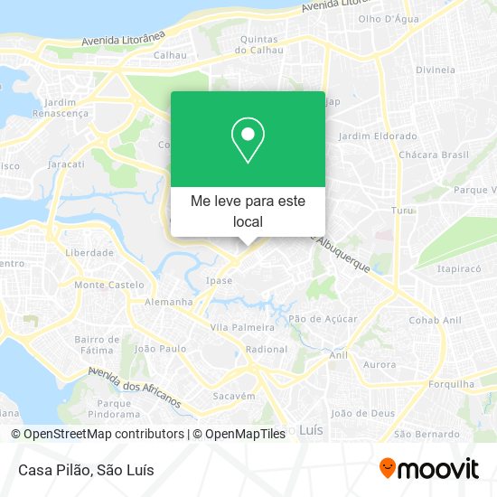 Casa Pilão mapa