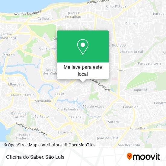 Oficina do Saber mapa