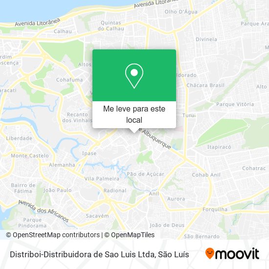 Distriboi-Distribuidora de Sao Luis Ltda mapa