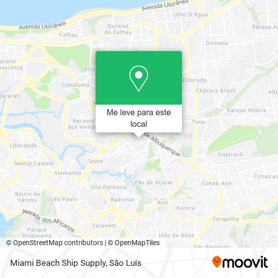 Miami Beach Ship Supply mapa