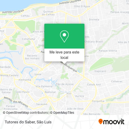 Tutores do Saber mapa