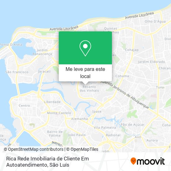 Rica Rede Imobiliaria de Cliente Em Autoatendimento mapa