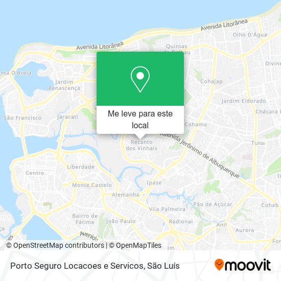 Porto Seguro Locacoes e Servicos mapa