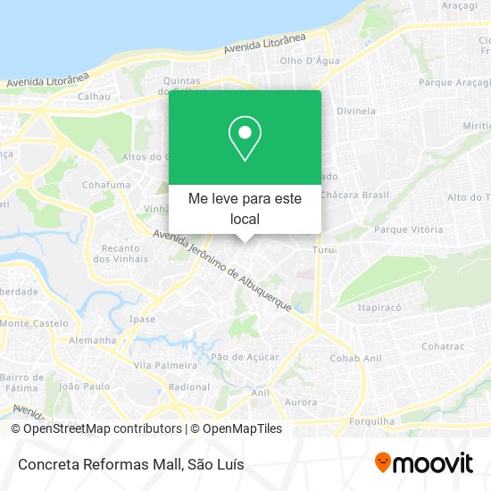 Concreta Reformas Mall mapa