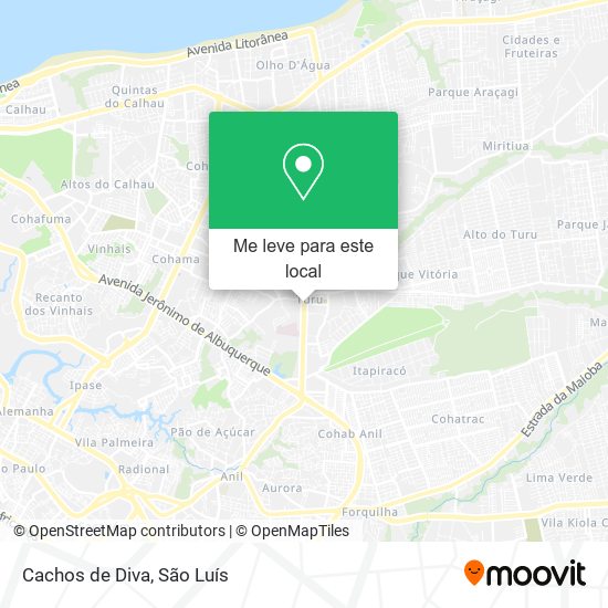 Cachos de Diva mapa