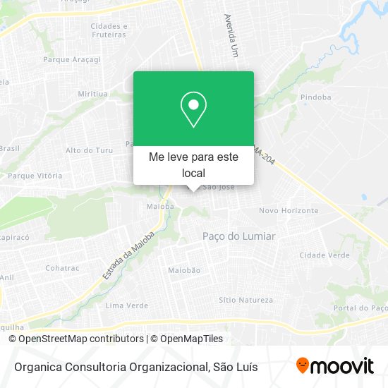 Organica Consultoria Organizacional mapa