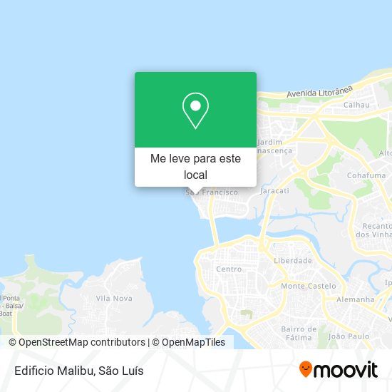 Edificio Malibu mapa