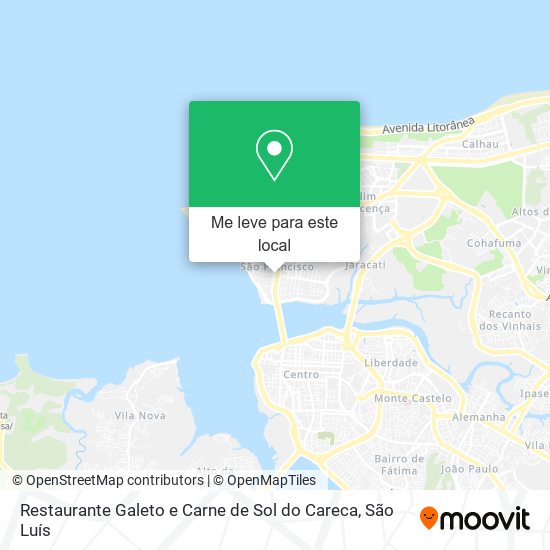 Restaurante Galeto e Carne de Sol do Careca mapa