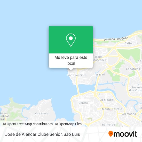 Jose de Alencar Clube Senior mapa