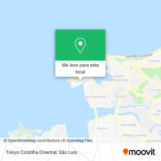 Tokyo Cozinha Oriental mapa