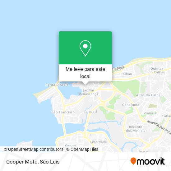 Cooper Moto mapa