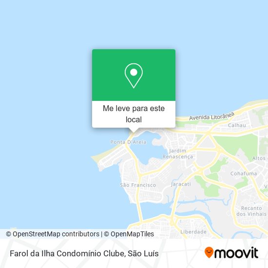 Farol da Ilha Condomínio Clube mapa