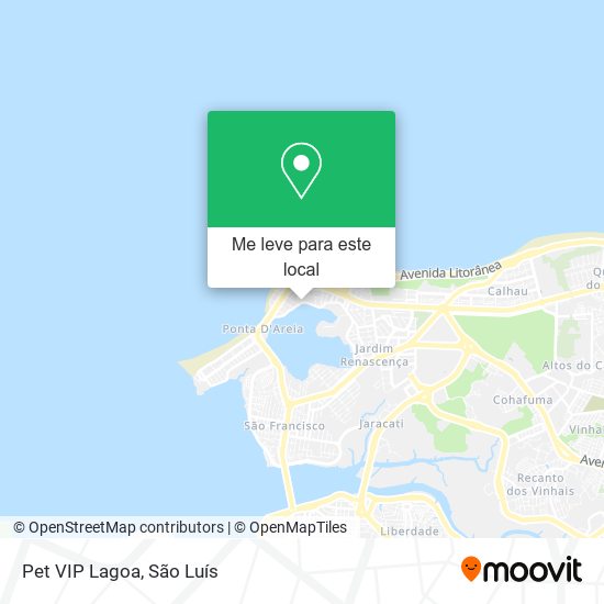 Pet VIP Lagoa mapa