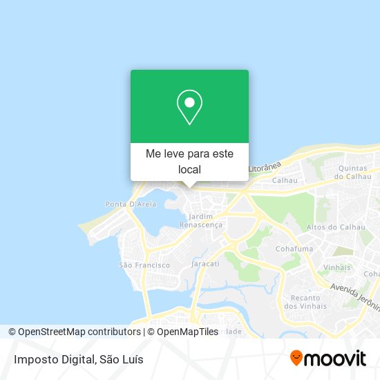 Imposto Digital mapa