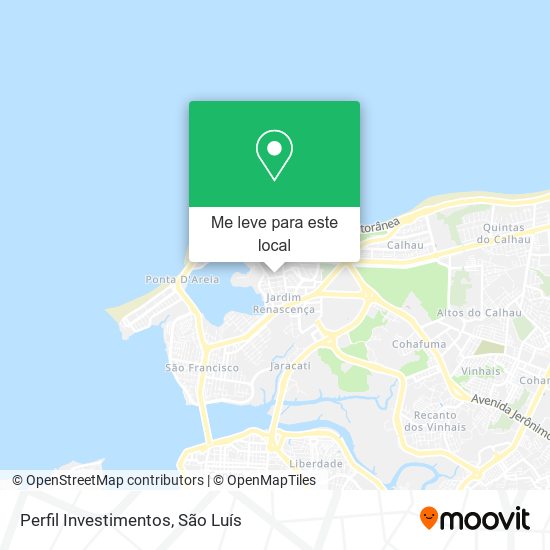 Perfil Investimentos mapa