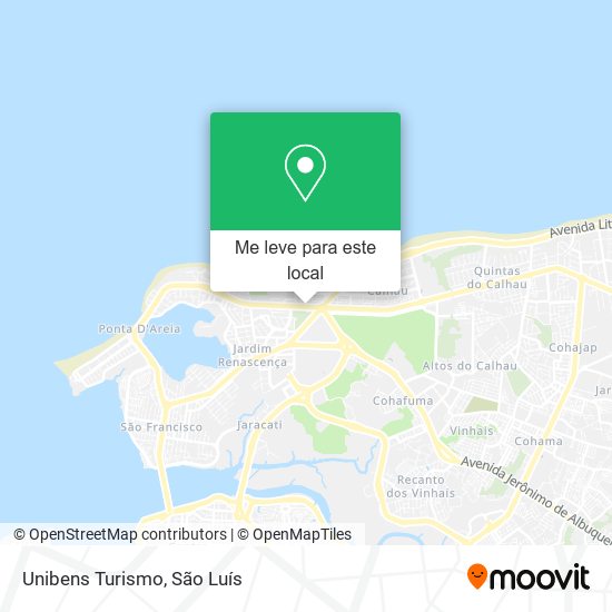 Unibens Turismo mapa