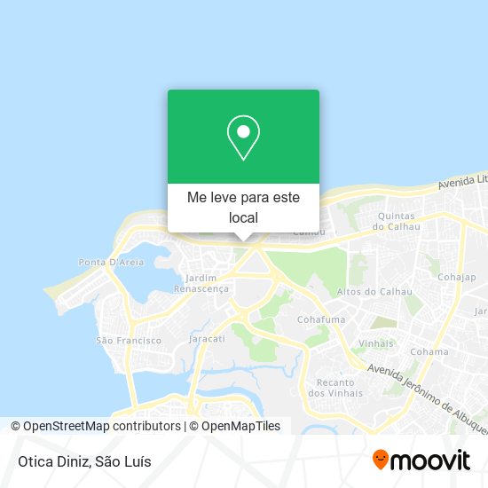 Otica Diniz mapa