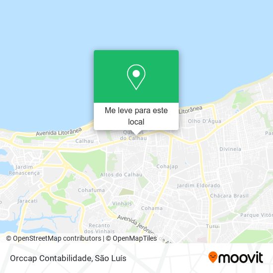 Orccap Contabilidade mapa