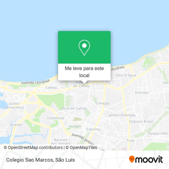 Colegio Sao Marcos mapa