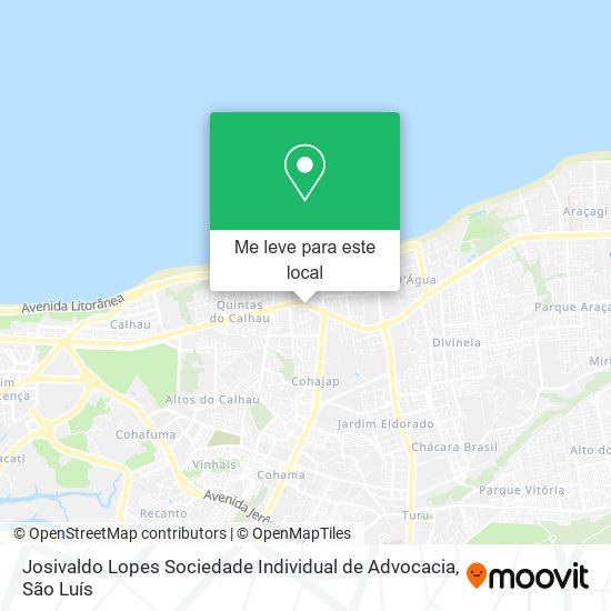 Josivaldo Lopes Sociedade Individual de Advocacia mapa