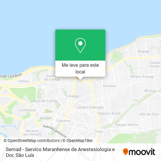 Semad - Servico Maranhense de Anestesiologia e Dor mapa