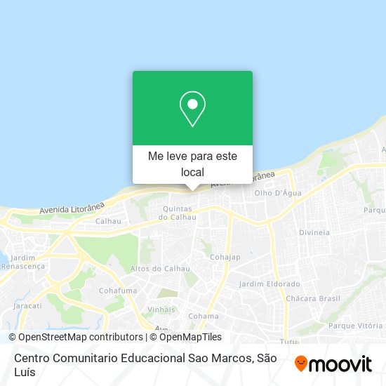 Centro Comunitario Educacional Sao Marcos mapa