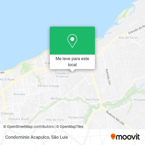 Condominio Acapulco mapa