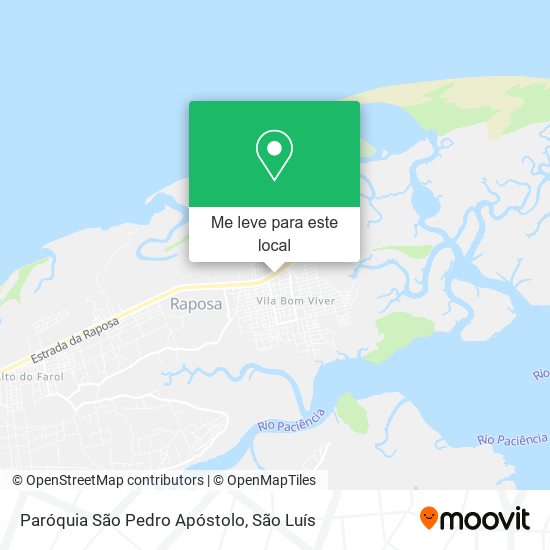 Paróquia São Pedro Apóstolo mapa