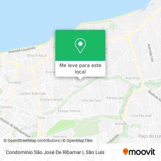 Condomínio São José De Ribamar I mapa