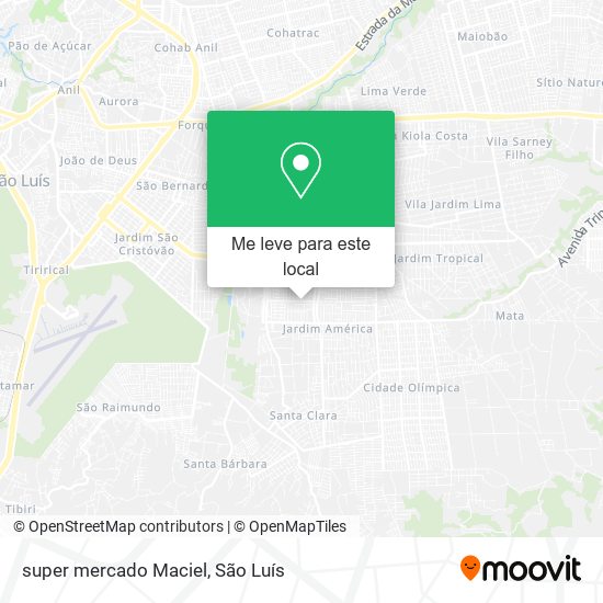 super mercado Maciel mapa