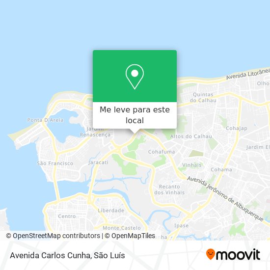 Avenida Carlos Cunha mapa
