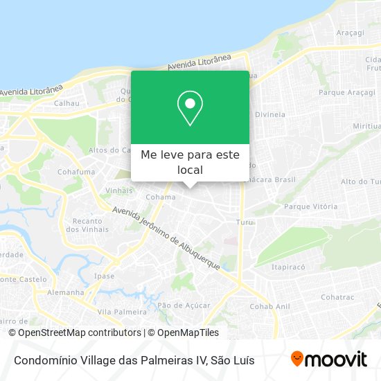 Condomínio Village das Palmeiras IV mapa