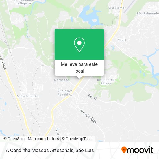 A Candinha Massas Artesanais mapa