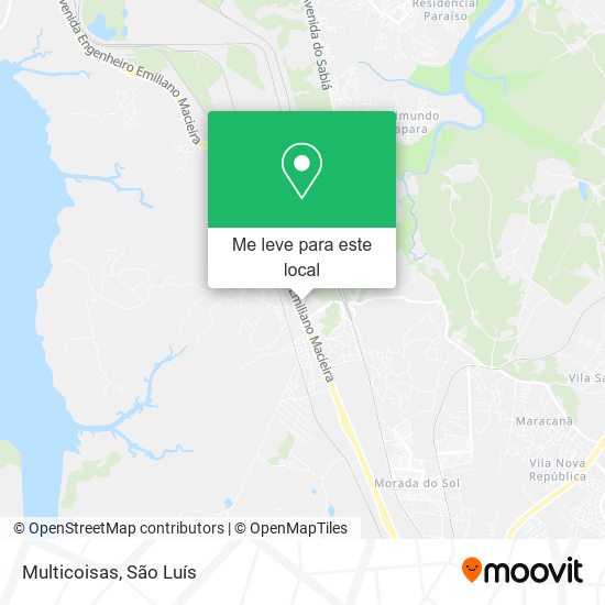 Multicoisas mapa