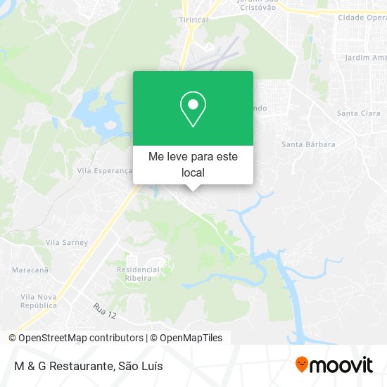 M & G Restaurante mapa