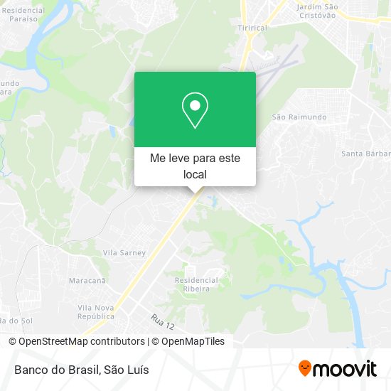 Banco do Brasil mapa