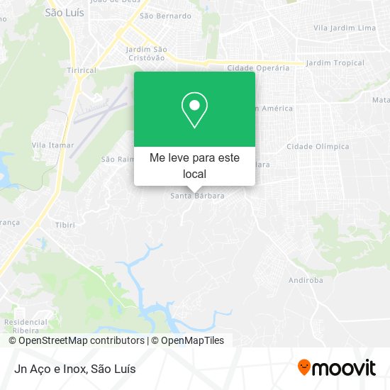 Jn Aço e Inox mapa