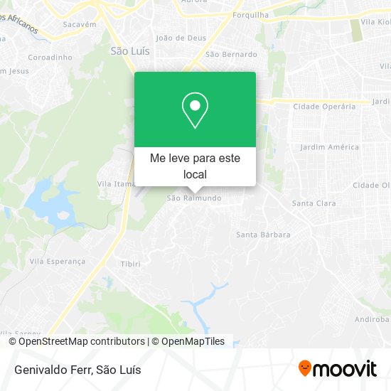 Genivaldo Ferr mapa