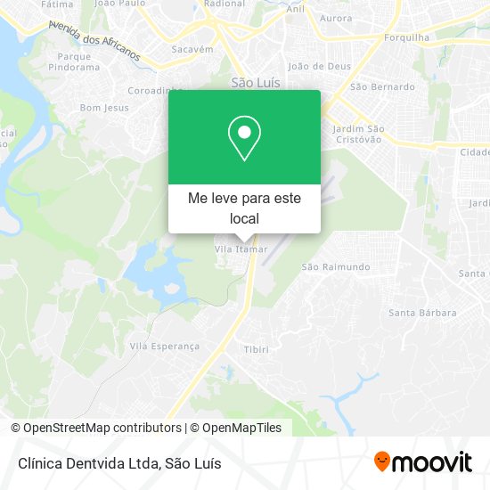 Clínica Dentvida Ltda mapa