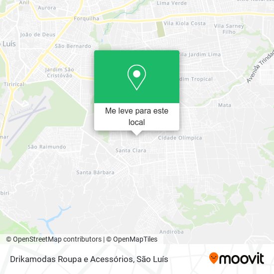 Drikamodas Roupa e Acessórios mapa
