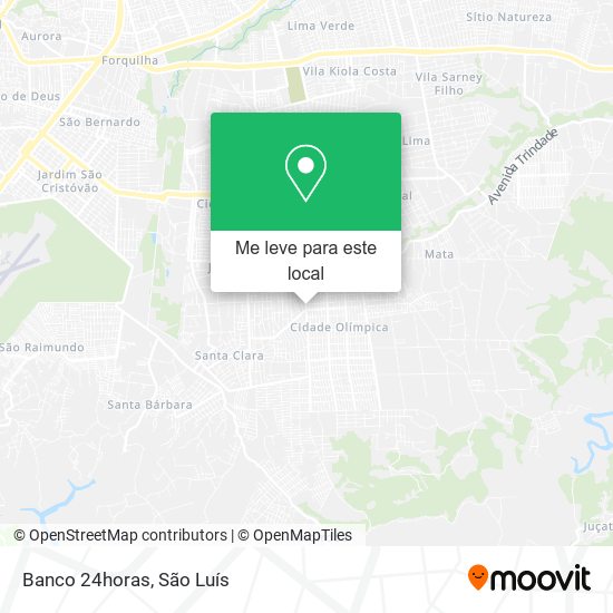 Banco 24horas mapa
