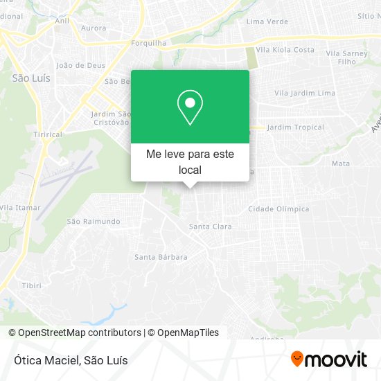 Ótica Maciel mapa
