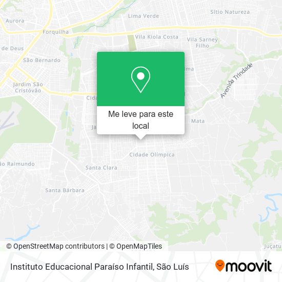 Instituto Educacional Paraíso Infantil mapa