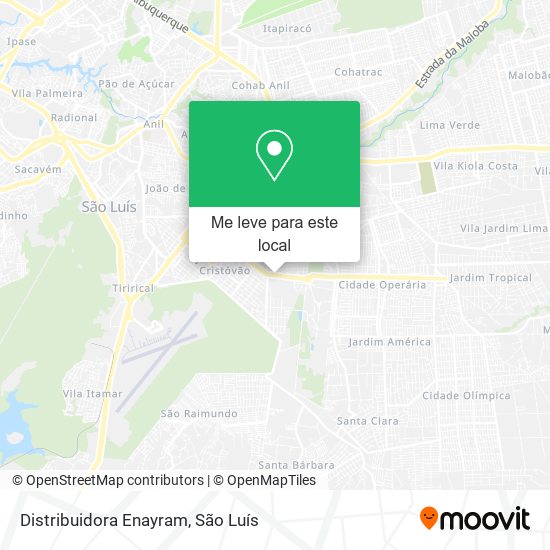 Distribuidora Enayram mapa